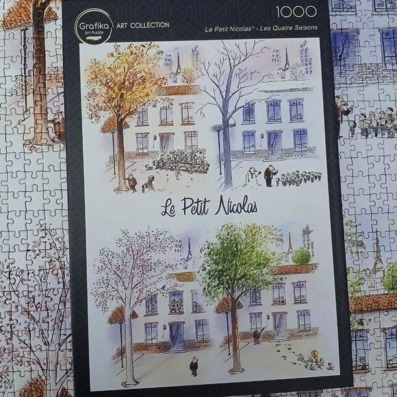 Grafika Le Petit Nicolas Les Quatre Saisons Jigsaw Puzzle, 1000 Pieces - Picture 3 of 3